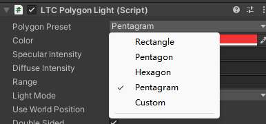 preset polygon